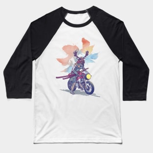 Samurai Caferacer logo Baseball T-Shirt